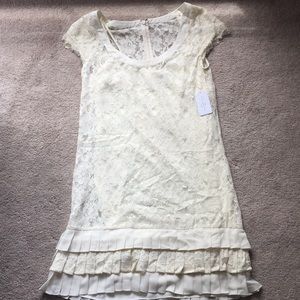 Ivory lace dress